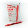 PENTEL ปากกาหมึกเจล กด 0.7 ENERGEL X BL107 <1/12> แดง